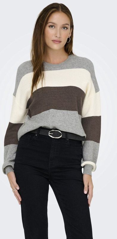 Only - Onlatia Stripe Pullover Knt Noos - Dames - Gebreide Truien