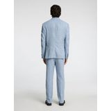 Selected - Malik Sun - Blazer - Blauw - Katoen