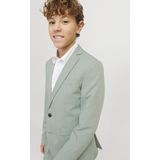 Blazer - Iceberg Green - Zonder Capuchon - Lange Mouwen - Reverskraag