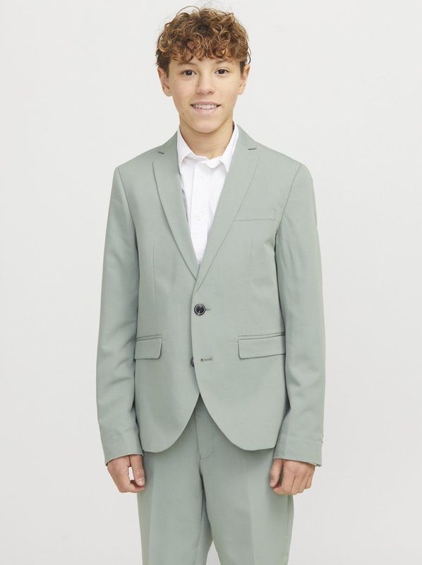 Blazer - Iceberg Green - Zonder Capuchon - Lange Mouwen - Reverskraag
