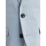 Blazer - Chambray Blue - Zonder Capuchon - Lange Mouwen - Reverskraag