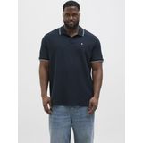 Polo - Korte Mouwen - Plus-Size - 58% Polyester, 40% Katoen, 2% Elastaan
