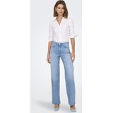 Only Jeans Onljuicy Hw Wide Leg Rea141 Dnm No 15345249 Light Blue Denim Dames