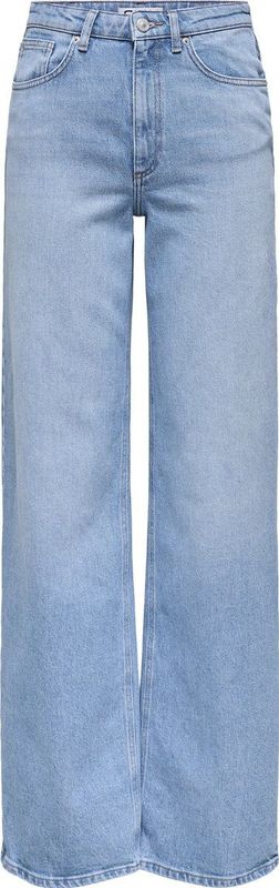Only Jeans Onljuicy Hw Wide Leg Rea141 Dnm No 15345249 Light Blue Denim Dames