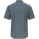 Overhemd - Effen - Katoen - Slim Fit - Kwartmouw