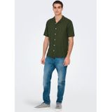 Only & Sons - CAIDEN - Overhemd - Olijfgroen