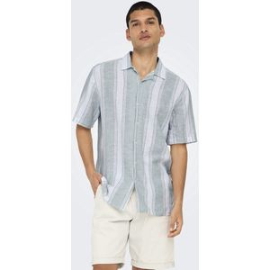 Overhemd - Resort Kraag - Korte Mouwen - Knoopsluiting - Regular Fit