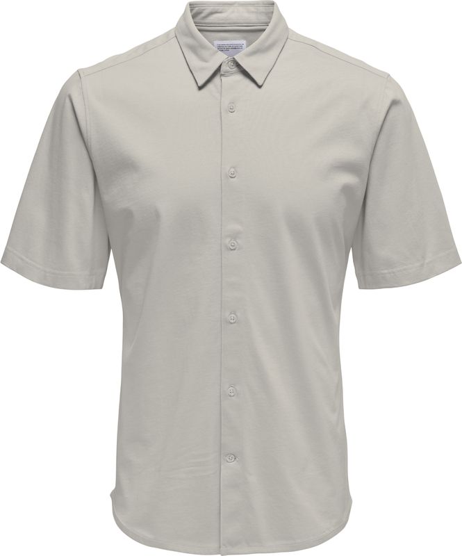 Only & Sons - Overhemd - Lichtblauw - Katoen