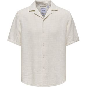 ONSLatham - Overhemd - Effen - Viscose - Kwartmouw