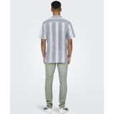 Only & Sons - Overhemd - Grijs - 45% Linnen 35% Katoen 20% Gerecycled Katoen