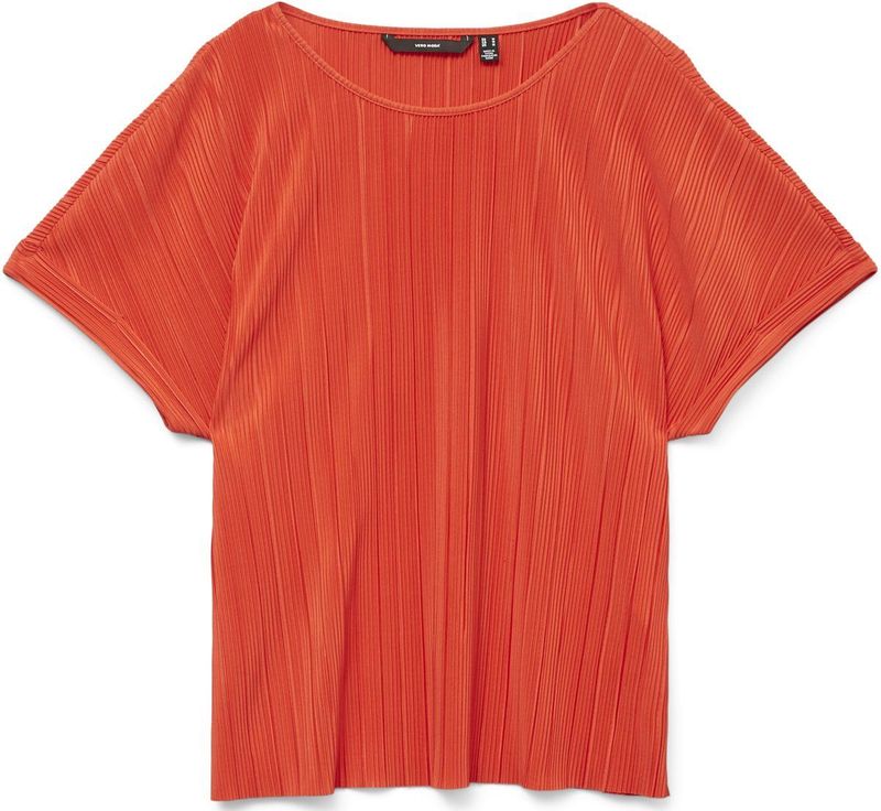 Vero Moda - T-shirt - Fiery Red - 100% Gerecycled Polyester