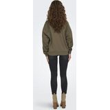 Jacqueline de Yong Trui Jdybambi Emb Sweat Jrs 15334006 Walnut/ Love Emb Dames