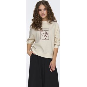 Jacqueline de Yong Trui Jdybambi Emb Sweat Jrs 15334006 Birch Dames