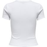 ONLY Kurzarmshirt ONLVAL S/S O-NECK TOP CC JRS