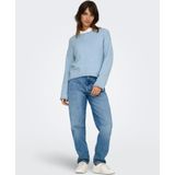Only - Knitwear - Lichtblauw - Katoen/Polyester