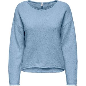 Only - Knitwear - Lichtblauw - Katoen/Polyester