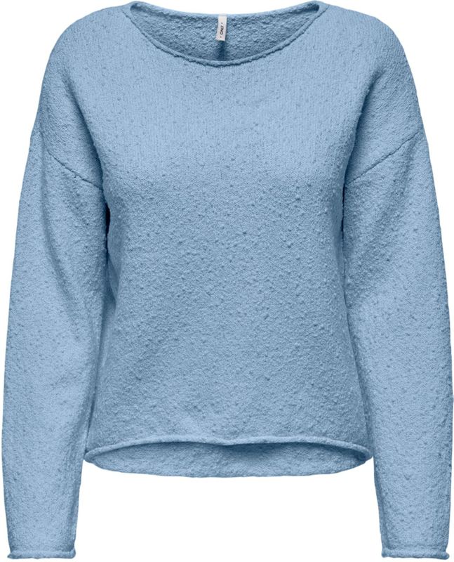 Only - Knitwear - Lichtblauw - Katoen/Polyester