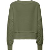 ONLY - ONLCLARIS LS SEQUINS O-NECK KNT - Dames - Gebreide truien