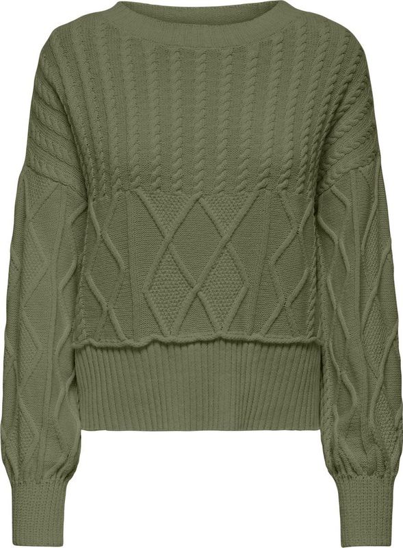 ONLY - ONLCLARIS LS SEQUINS O-NECK KNT - Dames - Gebreide truien