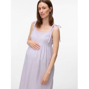 Mlvicki - Zwangerschapsjurk - Jurk - Midi - O-hals - Mouwloos - Elastische Taille