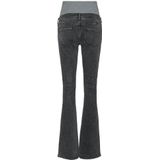 Regular Fit Bootcut Jeans - Blauw - Katoen - Mid Waist Met Ondersteunende Buikband