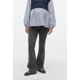 Regular Fit Bootcut Jeans - Blauw - Katoen - Mid Waist Met Ondersteunende Buikband