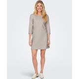 ONLCHRIS - L/S Dress CC SWT - Pumice Stone - A-lijn Jurk