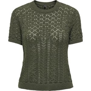 ONLY ONLSAGA Life SS O-Neck Trui - Kalamata