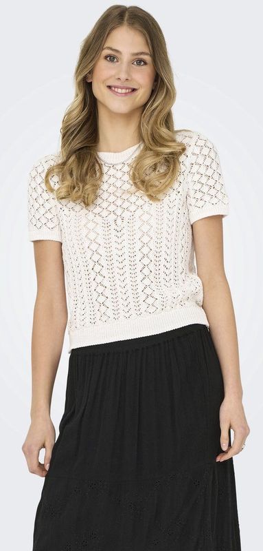 ONLY - ONLSAGA LIFE - Dames - Korte Mouwen - Gebreide Trui