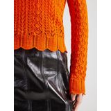 ONLY - ONLSAGA - Trui - oranjerood - Lange Mouw - Slanke Pasvorm