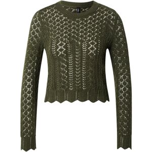 Only - Kalamata - Pullover - Groen - 70% Gerecycled Katoen, 30% Polyester