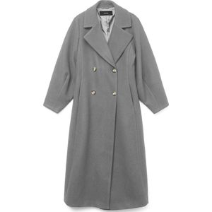 Vmfortune - Jas - Omkeerbaar - Lang - Knoopsluiting met Dubbele Knopenrij