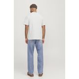 Shirt - Effen - Jersey - Ronde Hals - Kwartmouw - Losse Pasvorm