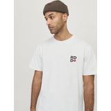 Shirt - Effen - Jersey - Ronde Hals - Kwartmouw - Losse Pasvorm