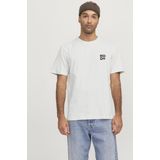 Shirt - Effen - Jersey - Ronde Hals - Kwartmouw - Losse Pasvorm