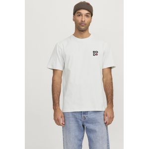 Shirt - Effen - Jersey - Ronde Hals - Kwartmouw - Losse Pasvorm