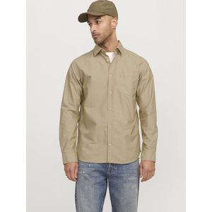 Overhemden - RDDLESNER - Effen - Katoen - Lange Mouw - Comfort Fit