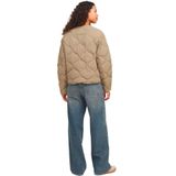 Jxhope Gequilte Jas - O-hals - Lange Mouwen - Knoopsluiting - Voorzakken