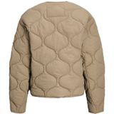 Jxhope Gequilte Jas - O-hals - Lange Mouwen - Knoopsluiting - Voorzakken