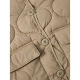 Jxhope Gequilte Jas - O-hals - Lange Mouwen - Knoopsluiting - Voorzakken