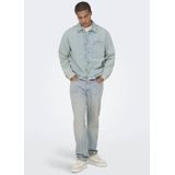 Onssprick - Denim Jas - Katoen - O-hals - Knoopsluiting - Tijdloos