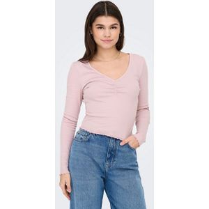 ONLY Langarmshirt »ONLBETTY L/S V-NECK TOP CC JRS«