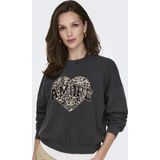 ONLY Sweatshirt »ONLLAUREN L/S LEO O-NECK CC SWT«