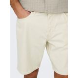 Only & Sons - Onsedge - Korte Broeken - Ecru - Denim