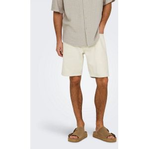 Only & Sons - Onsedge - Korte Broeken - Ecru - Denim