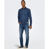Jeans - Gebleekt - Stretch Denim - Slim Fit - Mid Waist