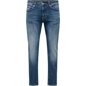Onsweft - Mid Waist - Regular Fit Jeans - Licht Verwassen Dark Denim Look