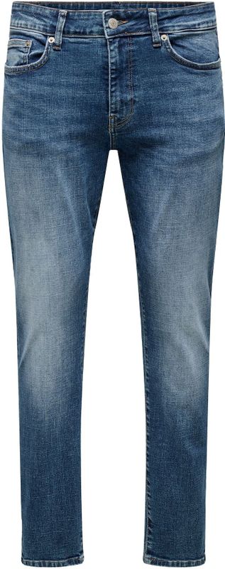 Onsweft - Mid Waist - Slim Fit Jeans - Licht Verwassen Dark Denim - Super Stretch Denim