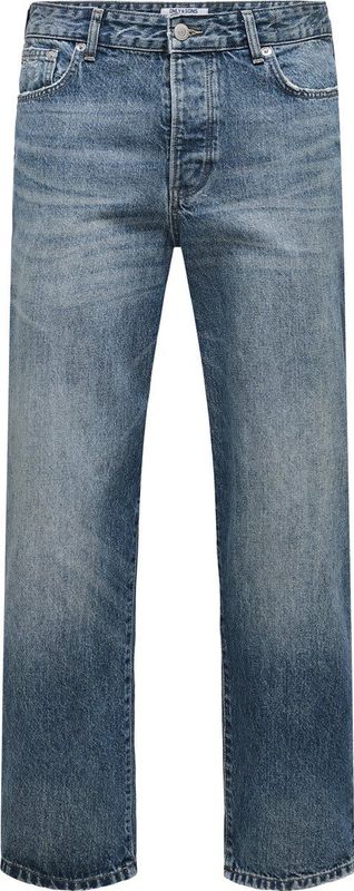 Only&sons - Onsedge Straight Box Tai Dnm Cbo - Heren - Jeans