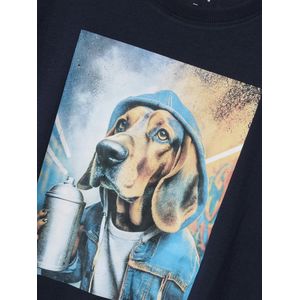 T-shirt - Korte Mouwen - Jersey - Regular Fit - Rubberen Print